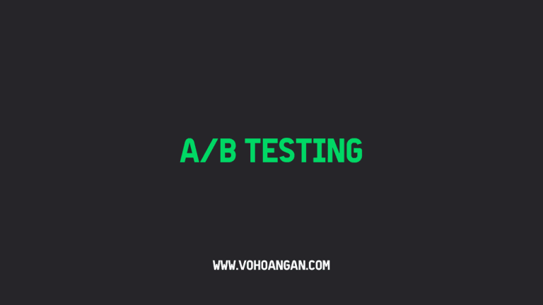 Giới thiệu thuật ngữ A/B testing