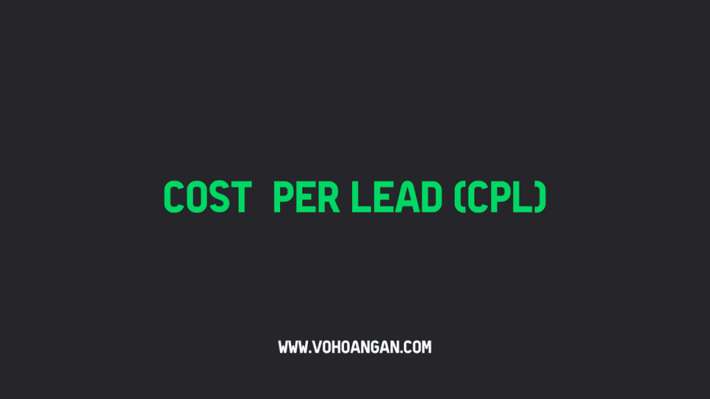 Cost Per Lead (CPL)