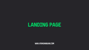 landing page