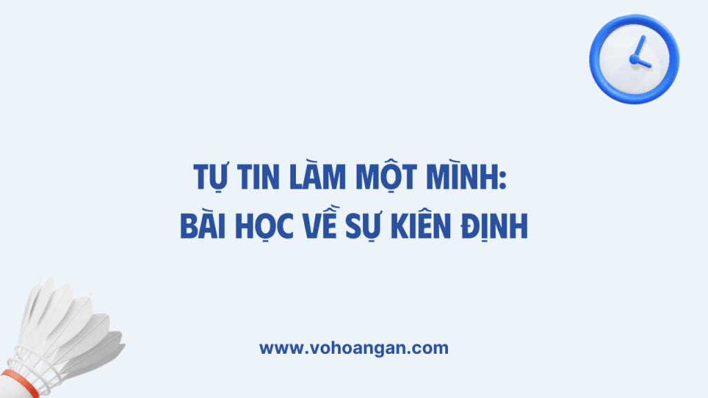 Làm việc một mình