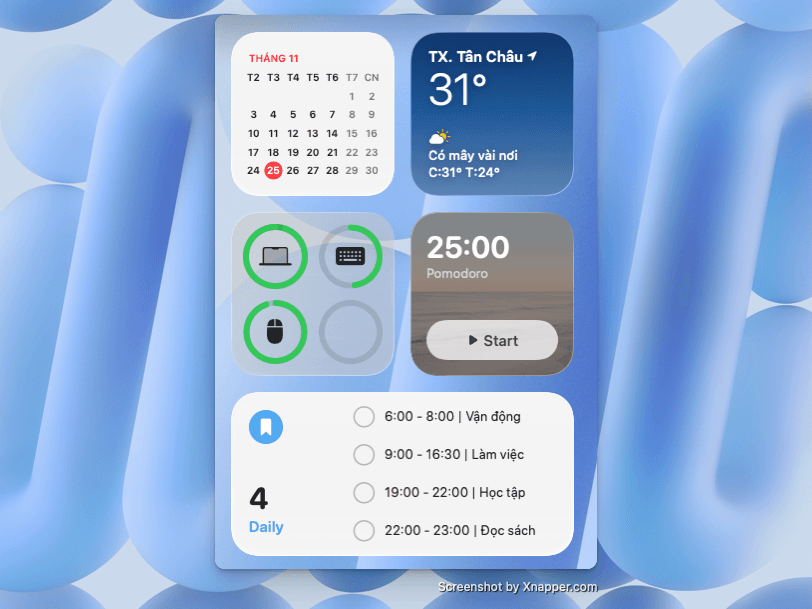 Quản lý task đơn giản với tiện ích macOS