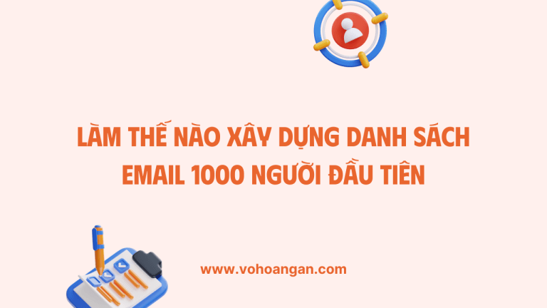 Xây dựng danh sách email đầu tiên của bạn